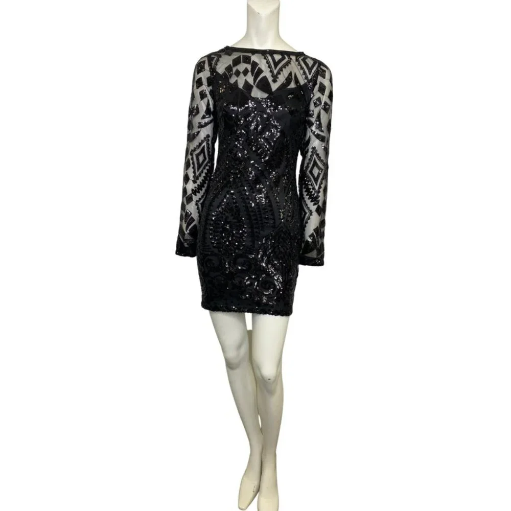 Emma | Dresses | Emma Lace Overlay Long Sleeve Mini Dress Black Size Small Nwt | Poshmark Emma | Dresses | Emma Lace Overlay Long Sleeve Mini Dress Black Size Small Nwt | Poshmark